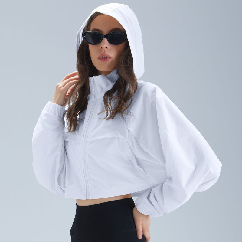 Slim Fit Sportjacke mit langen Ärmeln