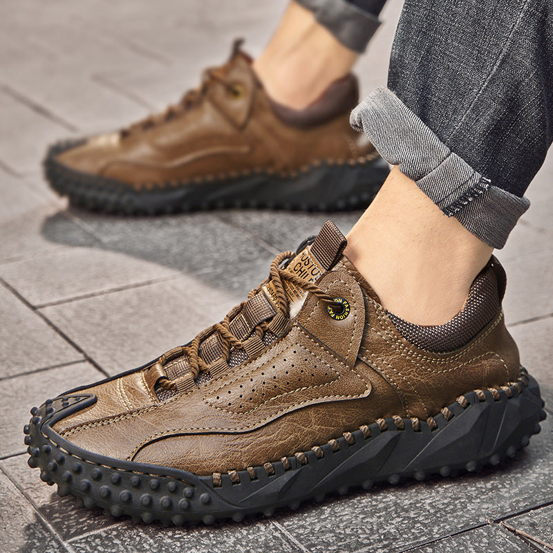 Herren Schnürschuhe aus Lederimitat – Bild 2 | LuxeStyle