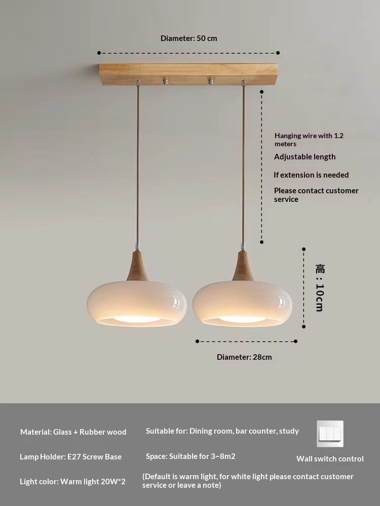Retro Bauhaus Glaslampe