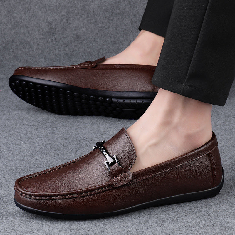 Herren Leder Flats mit weicher Sohle – Bild 8 | LuxeStyle