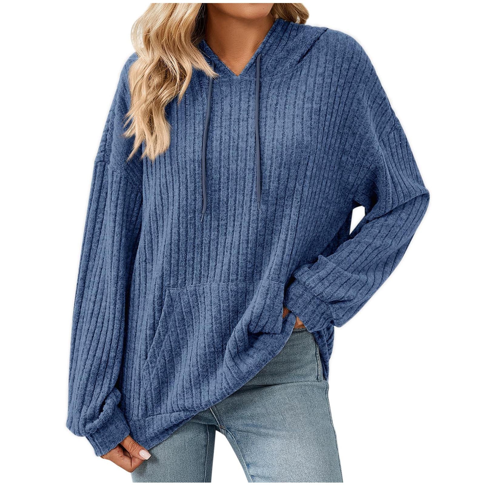Langarm Hoodie mit Kapuze
