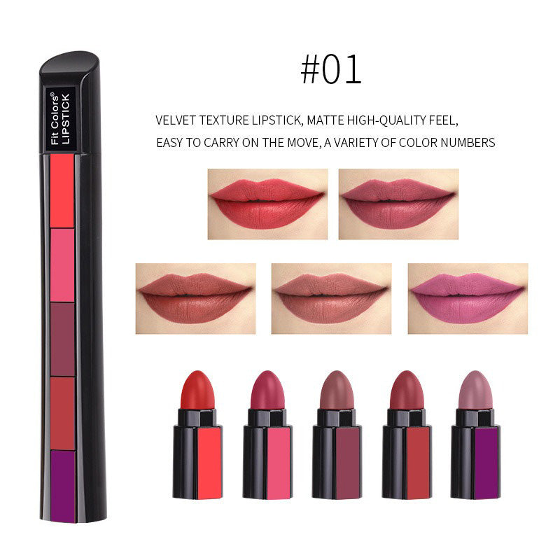 Matte Samt Lippenstift-Set (10 Farben) – Ansicht 7
