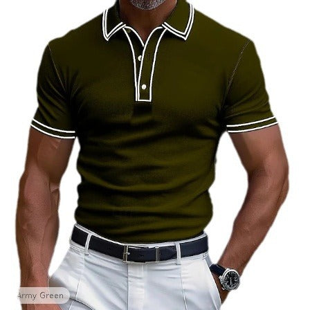 Herren Kurzarm Polo-Shirt – Bild 12 | LuxeStyle