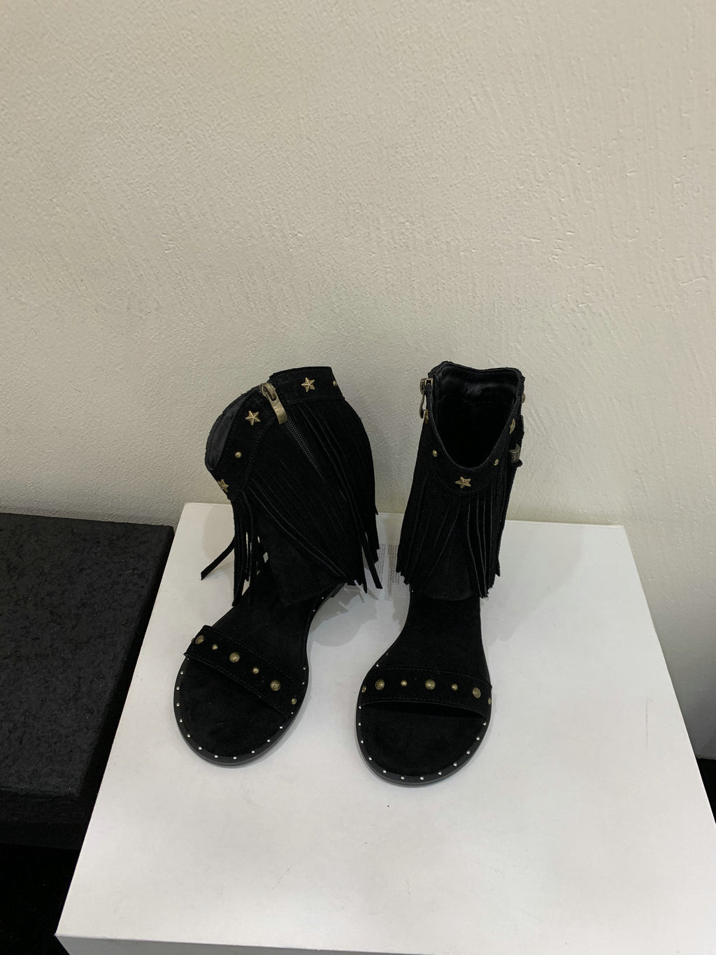 Designer-Roman Sandalen mit Ziersteppnähten