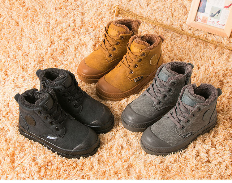 Kinder Winterstiefel aus Baumwolle