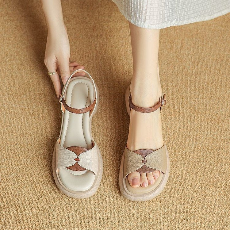 Chunky Plateau-Sandalen mit offenem Zeh – Bild 2 | LuxeStyle