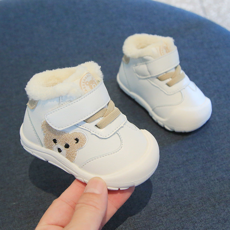 Winter-Kinderschuhe mit Cartoon-Muster