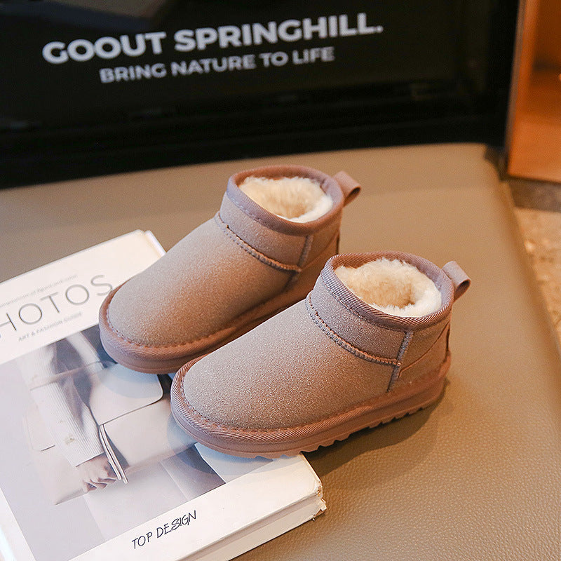 Kinderstiefel in Camel, Lila, Schwarz – 7–12 Jahre – Bild 5 | LuxeStyle