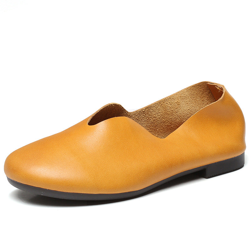Vintage Leder Flats