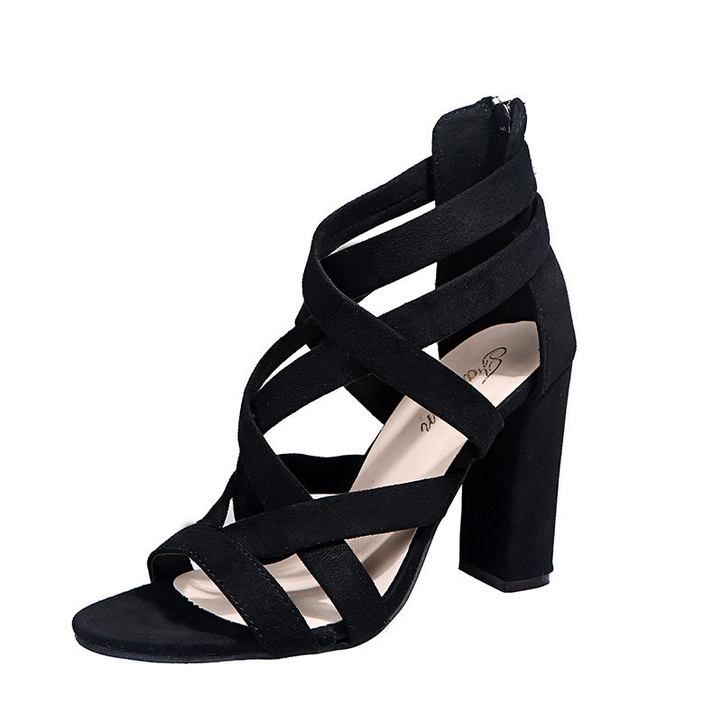 Sandalen mit hohem Blockabsatz – Bild 12 | LuxeStyle