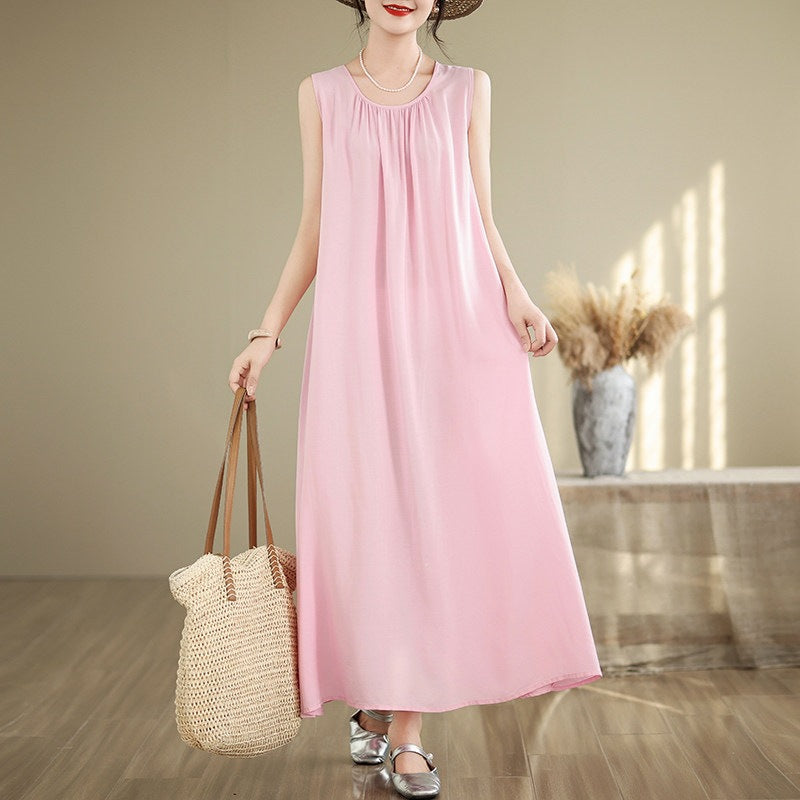 Florales Strandkleid für den Sommer