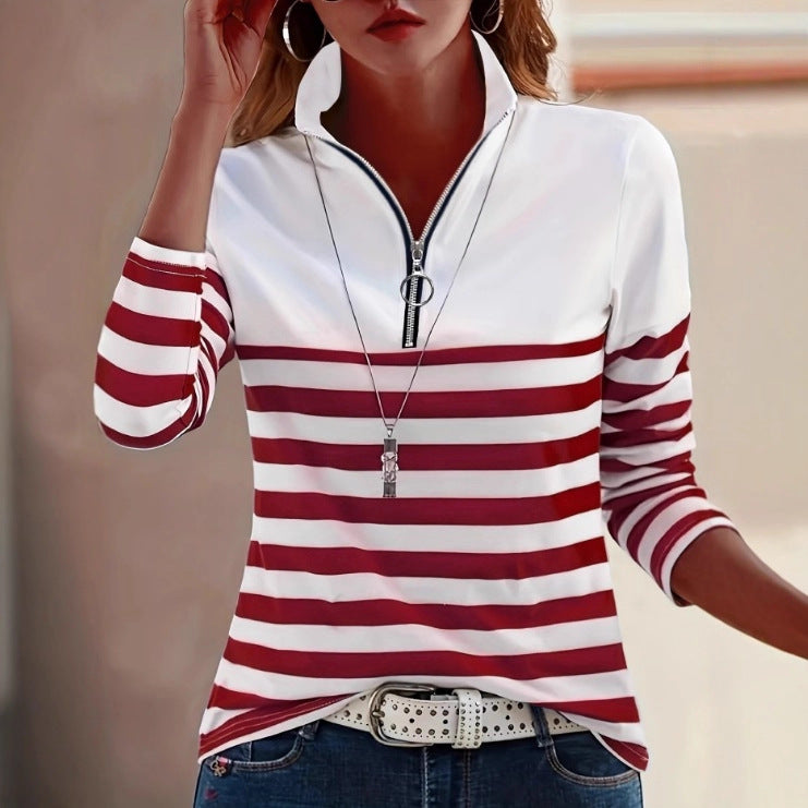 Gestreiftes Langarmshirt für vielseitige Looks