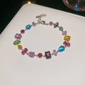 Diamantförmiges Zirkonia-Armband, minimalistisch, verspielt – Bild 4 | LuxeStyle