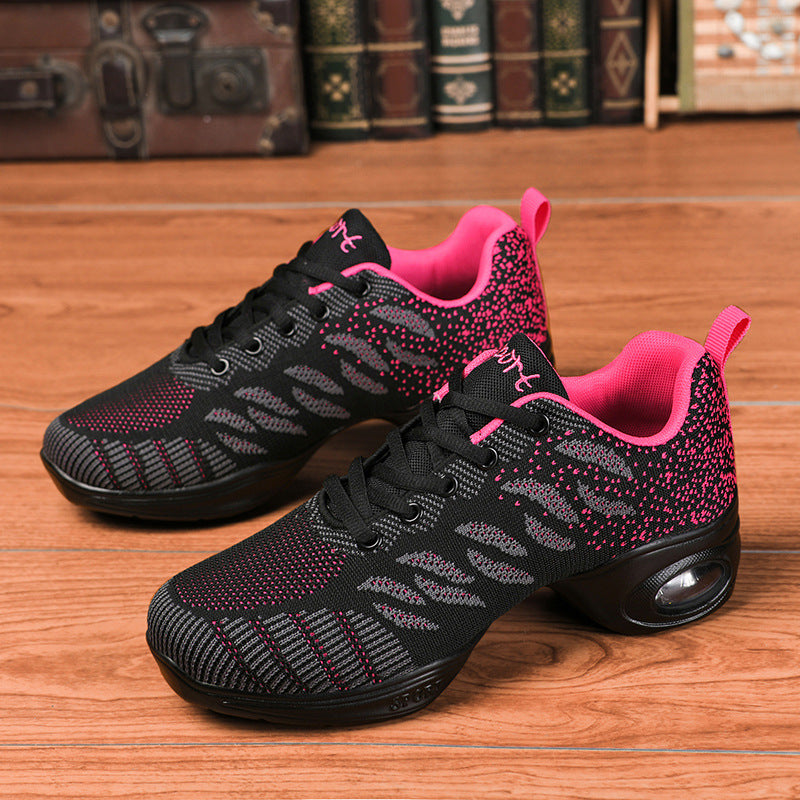 Mesh Tanzschuhe mit weicher Sohle