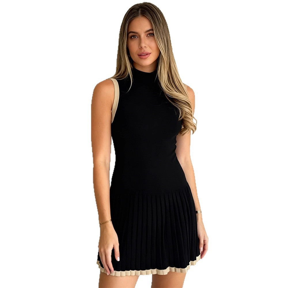 Kontrastierter Slim-Fit Minirock mit hoher Taille – Bild 3 | LuxeStyle
