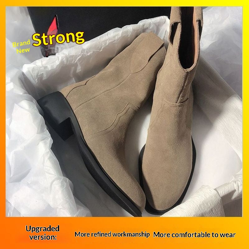 Retro Slip-On Ankle-Boots in drei Farben – Bild 6 | LuxeStyle