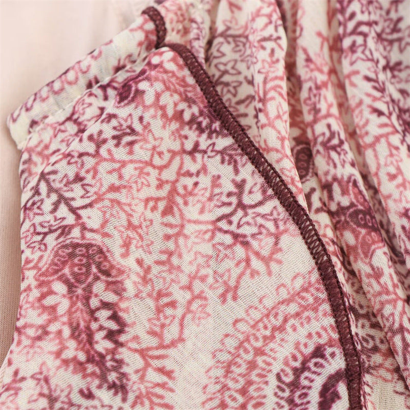 Retro-Kleid mit Blumenmuster
