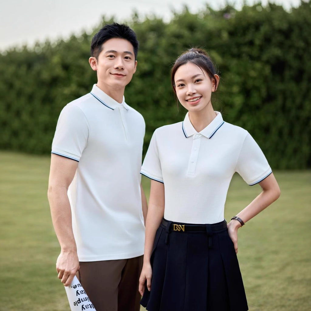 Polo-Shirt aus reiner Baumwolle – Bild 9 | LuxeStyle