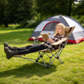 Campingliege mit Fußstütze