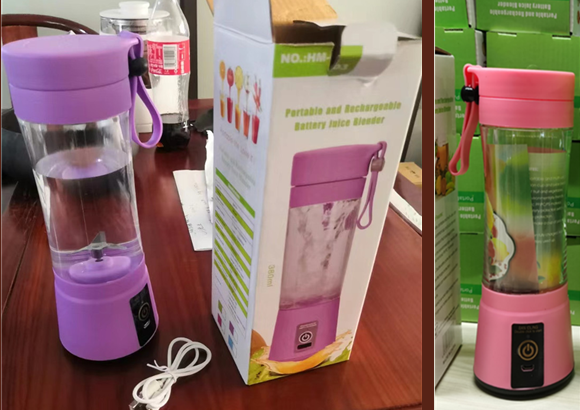 USB-Portabler Mini-Blender mit 6 Messern