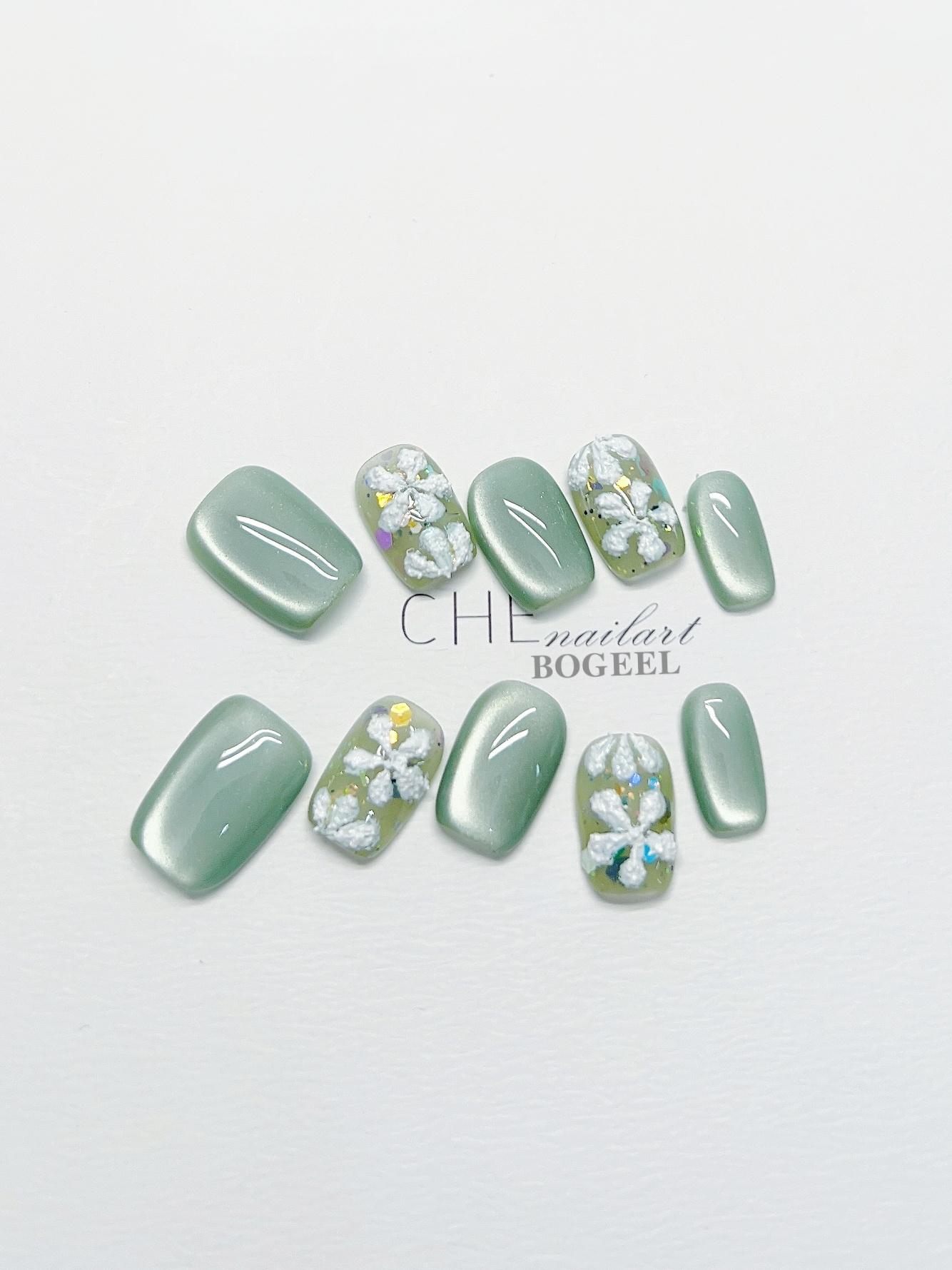 3D-Blumen Nagelaufkleber