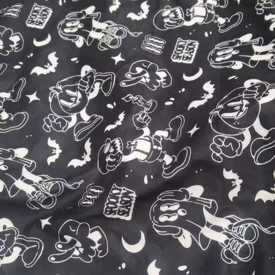 Kuscheldecke mit Halloween-Print