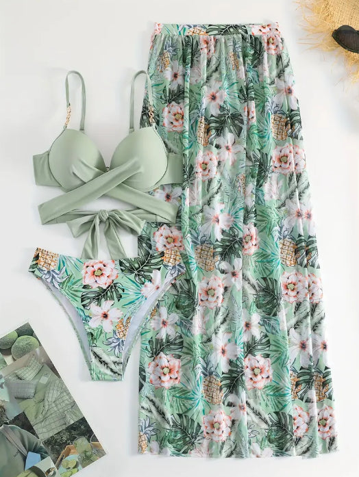 Elegantes zweiteiliges Damen-Bikini-Set