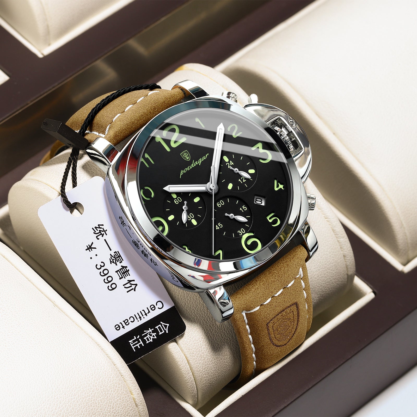 Herren-Armbanduhr im sportlichen Design