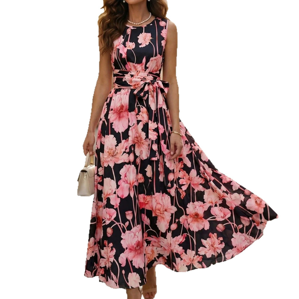 Elegantes Damenkleid mit Gürtel – Bild 15 | LuxeStyle