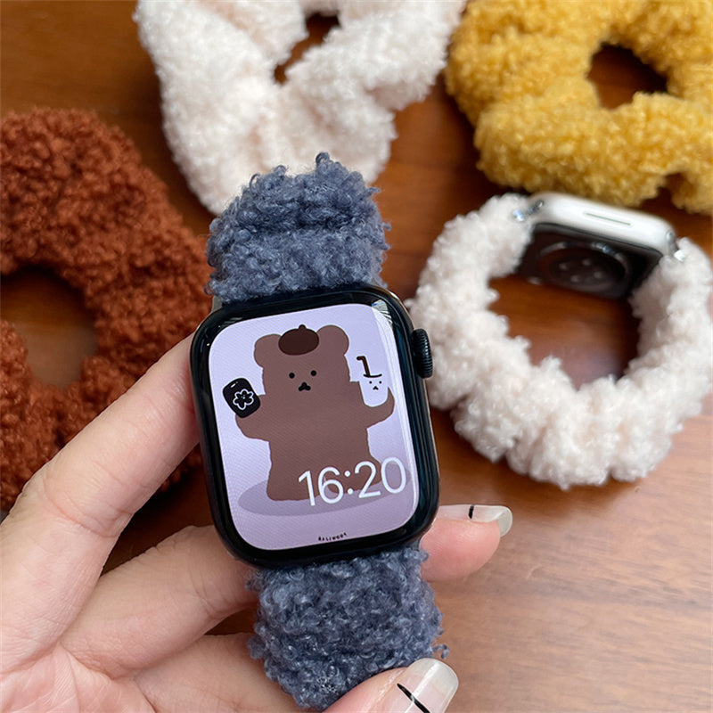 Samt-Haarband für Apple Watch