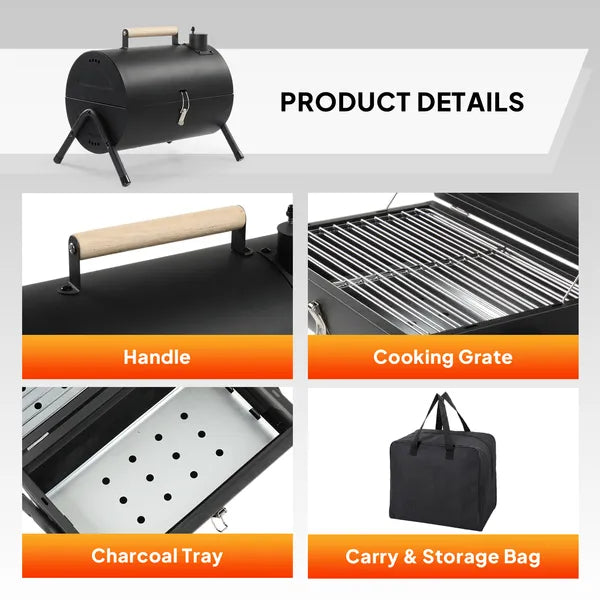 Portabler Holzkohlegrill für Outdoor
