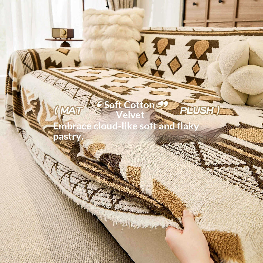 Sofaabdeckung mit geometrischem Muster – 180×130 cm | LuxeStyle
