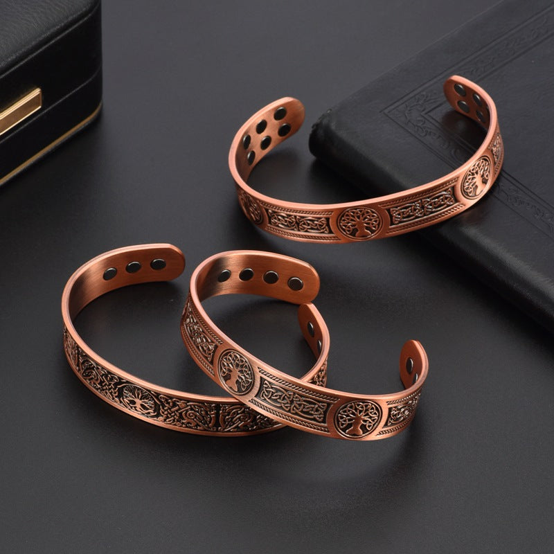 Magnetisches Lebensbaum-Kupferarmband – Bild 8 | LuxeStyle