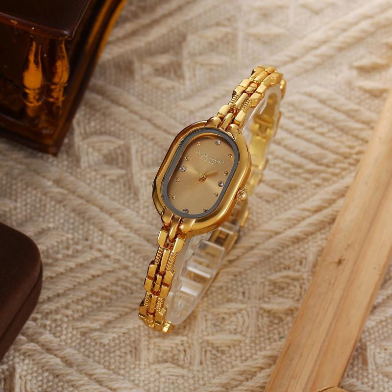 Ei-förmige Armbanduhr für Damen