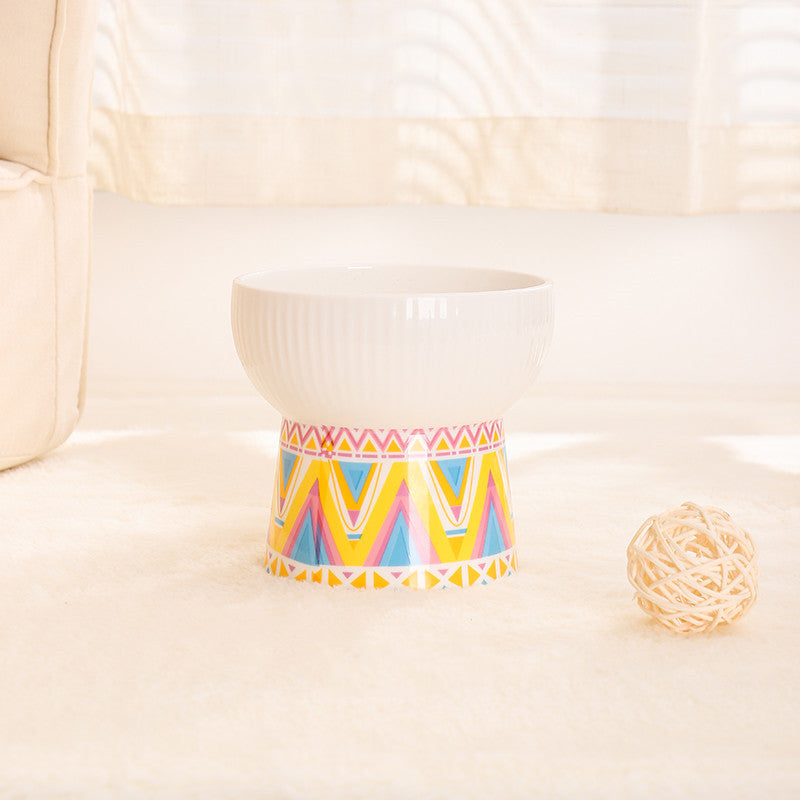 Katzenbowl mit hohem Hals aus Keramik – Bild 4 | LuxeStyle