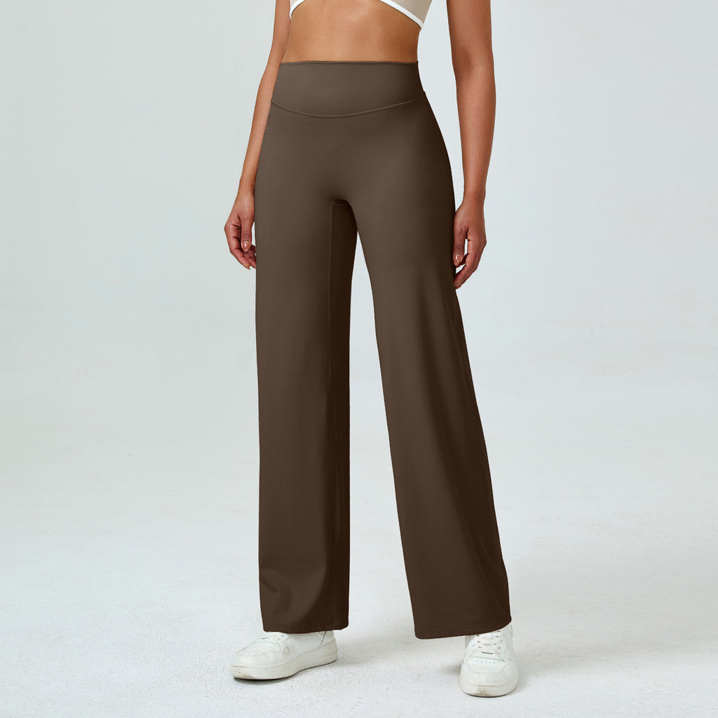 Atmungsaktive Yoga-Hose mit weitem Bein