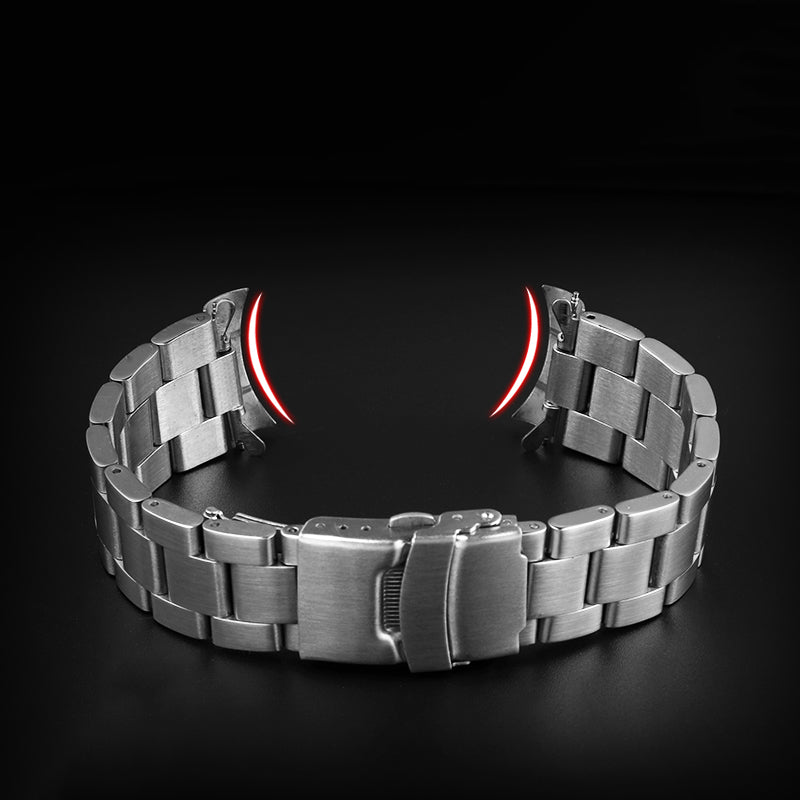 Stainless Steel Armband mit 5 Perlen