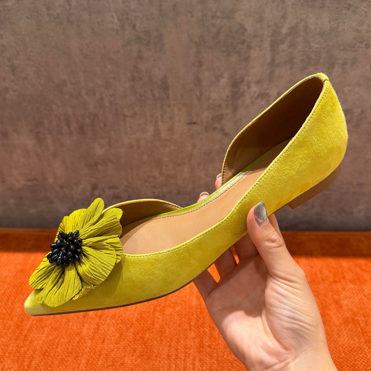 Neue Blumen Mary Jane Modische Flachschuhe 2026