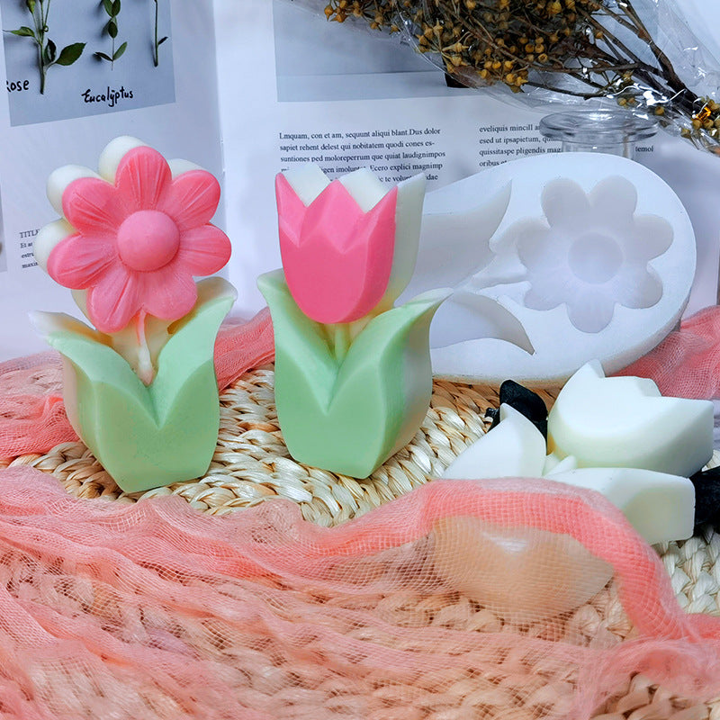 Silikonform: Tulpenblüten-Kerze – Bild 3 | LuxeStyle