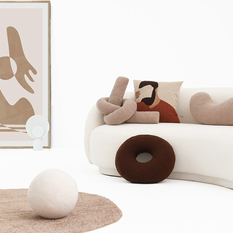 Lammplüsch Kissen für Sofa und Wohnzimmer