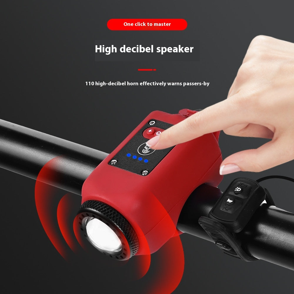 Velo Hupe mit Licht, wasserdicht, USB-Ladefunktion