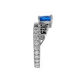 Geburtsstein-Ring Dezember mit Gravur – Bild 1 | LuxeStyle