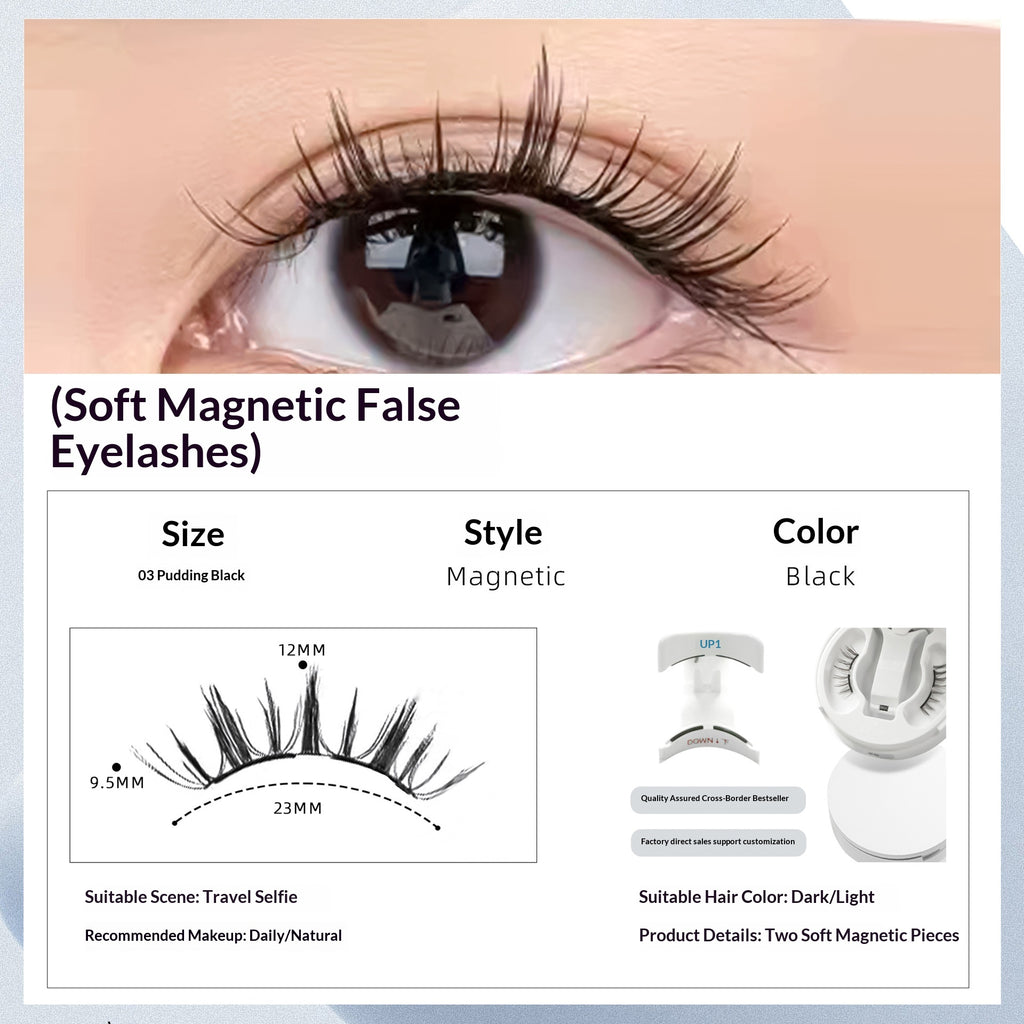 Weiche Magnet-Wimpern