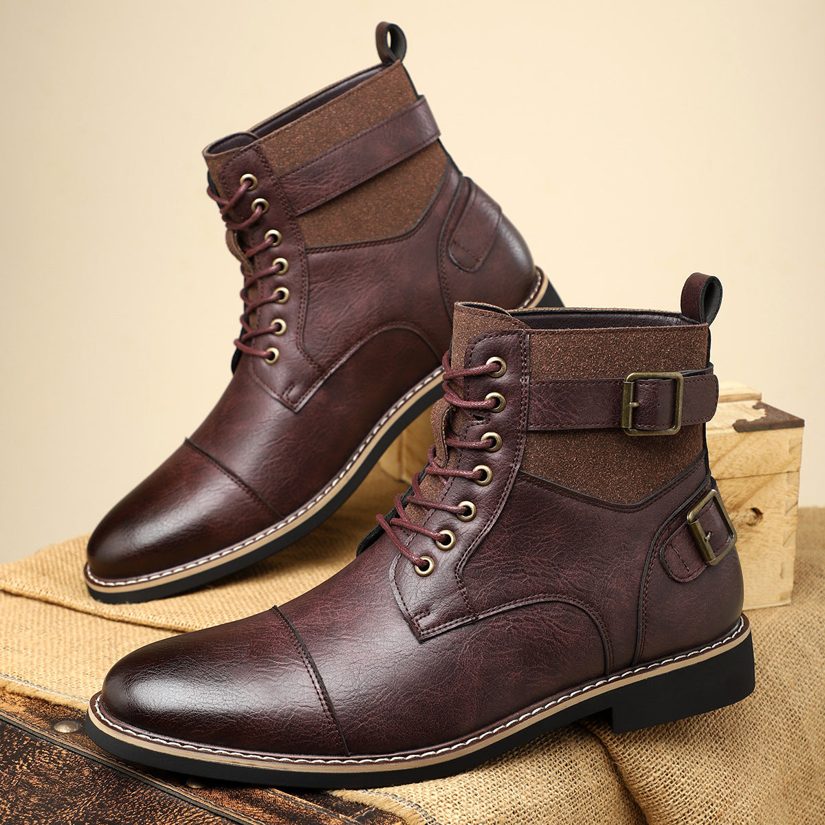 Rutschfeste Retro Martin Boots für Herren