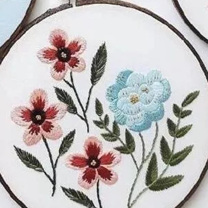 Stickset «Blumenwiese» für Einsteiger
