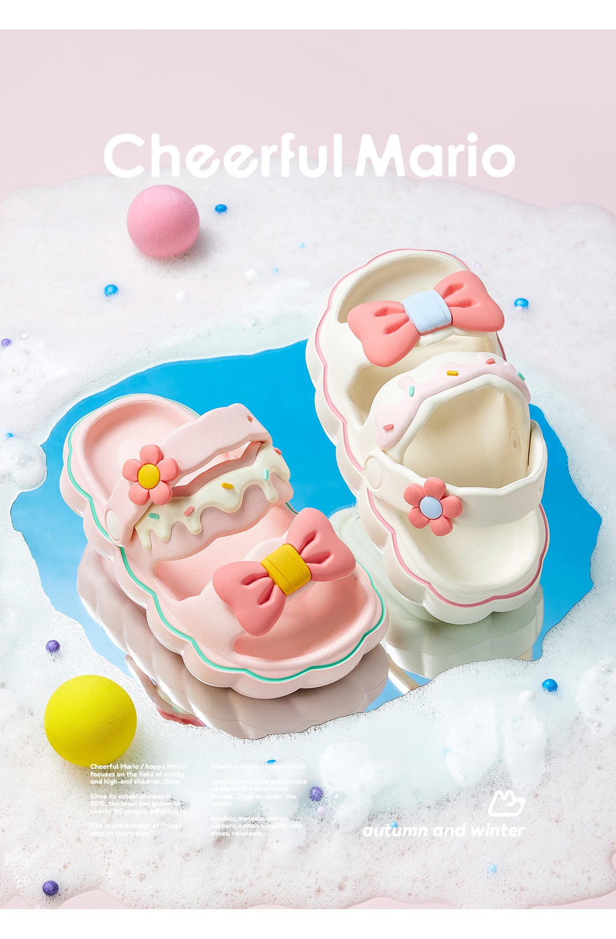Kinder-Sandalen mit Cartoon-Muster