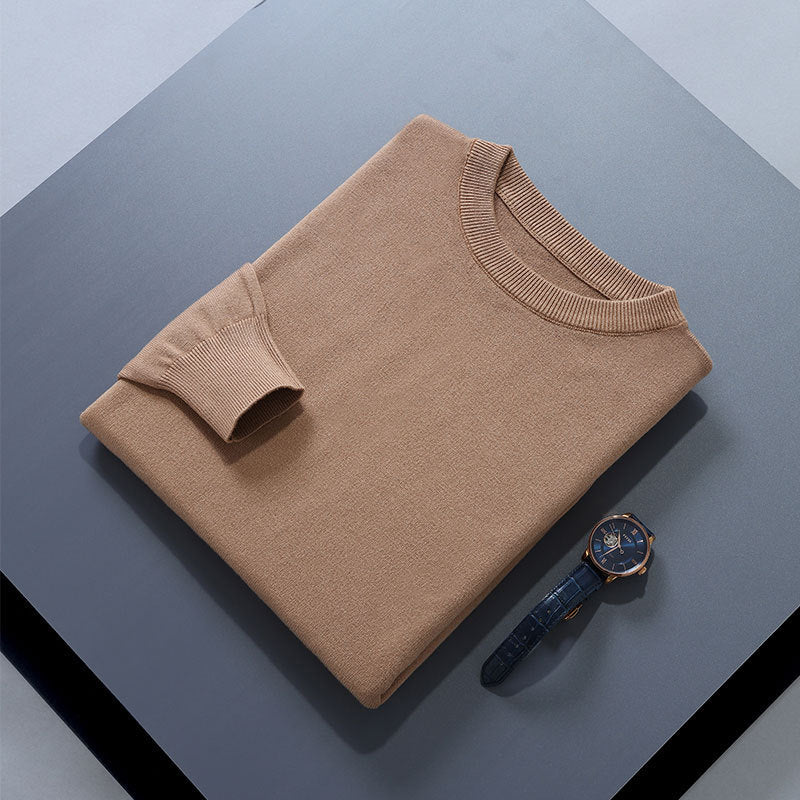 Herren-Loose-Crew-Neck-Sweater