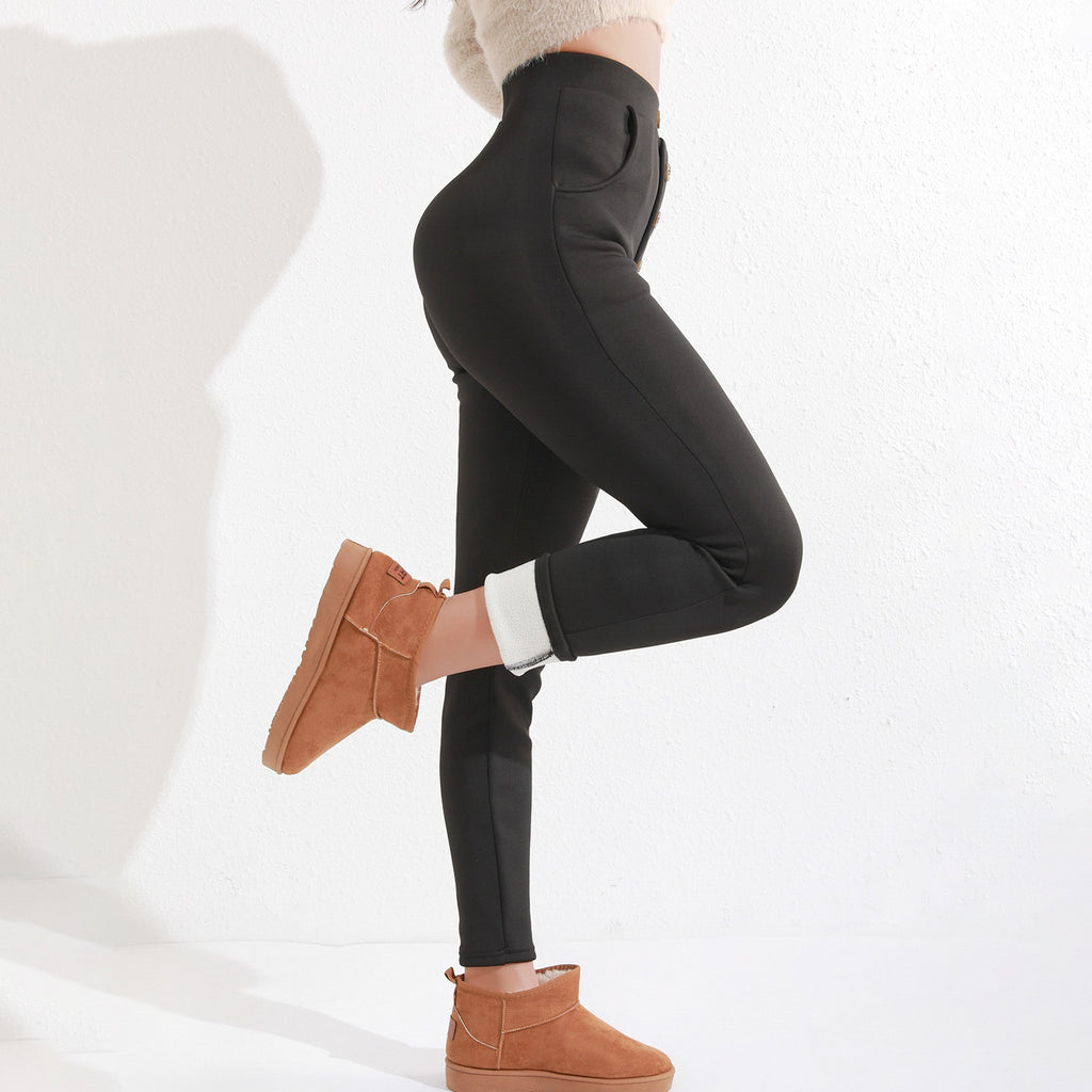 Damen Leggings Hochtaillierte Dick Klassische