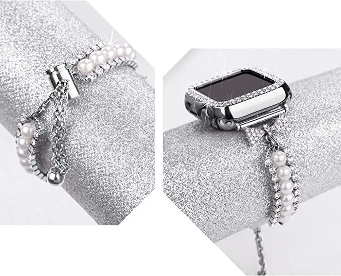 Smartwatch Armband mit Perlen – Bild 11 | LuxeStyle