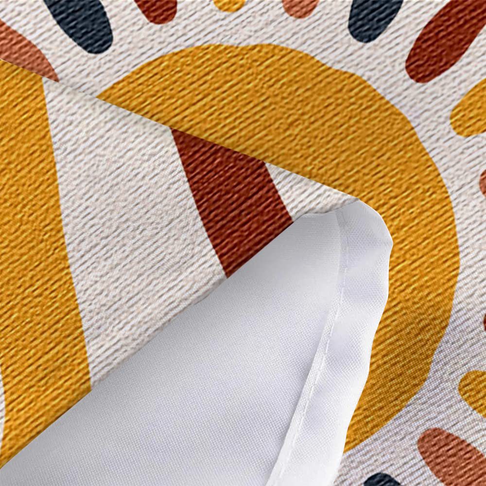 Bohemian Sun Wandteppich im Retro-Stil